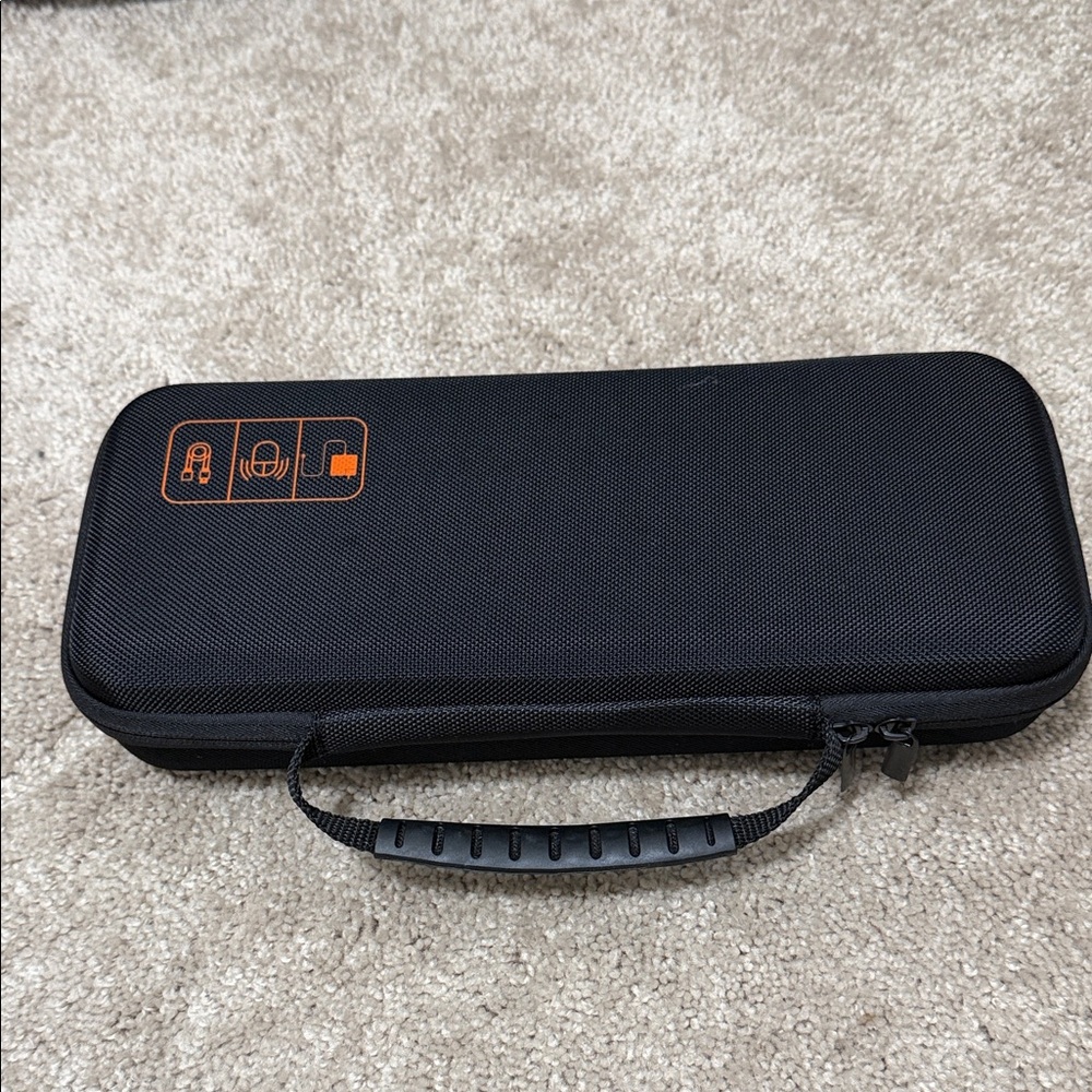 NWOT Black Hard Shell Tech Carrying Case